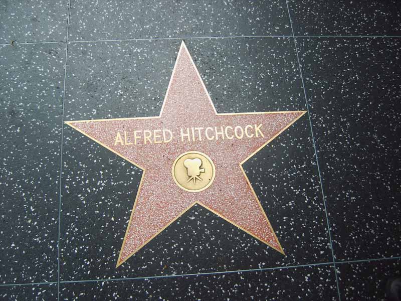 Alfred Hitchcock's Walk of Fame Star